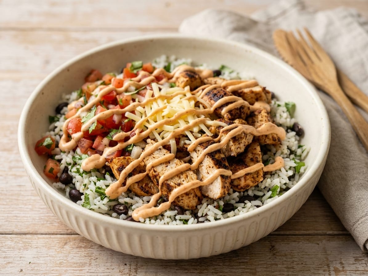 Chipotle Chicken Burrito Bowl Preptide meal