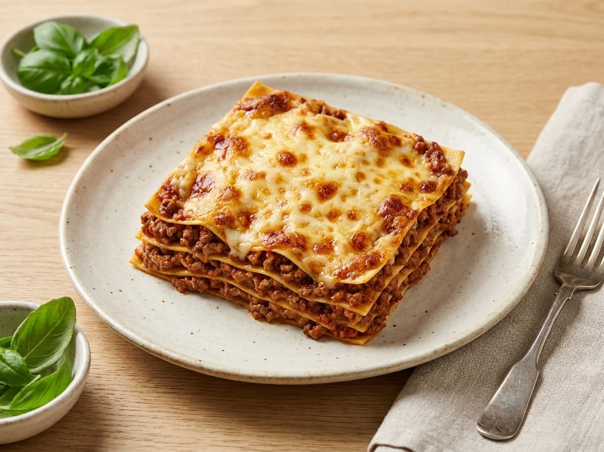 High Protein Lasagna — Preptide ready meal, 629 calories, 51g protein