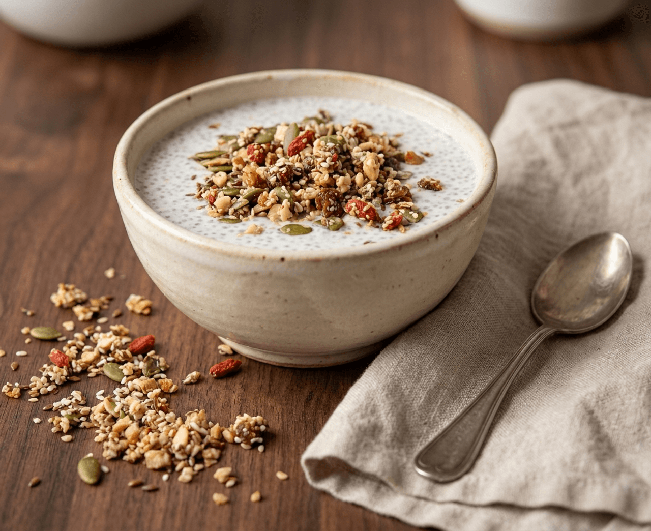 Coconut Chia Porridge Preptide meal
