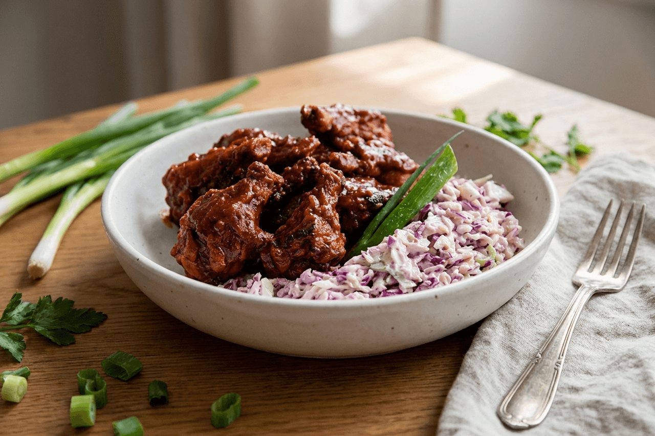 BBQ Chicken Drummettes Preptide meal