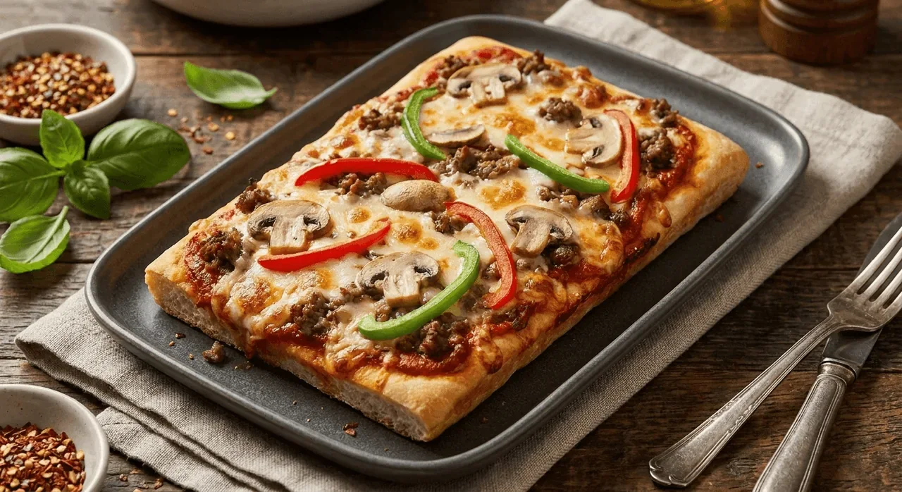 High Protein Supreme Pizza — 35g protein Preptide ready meal