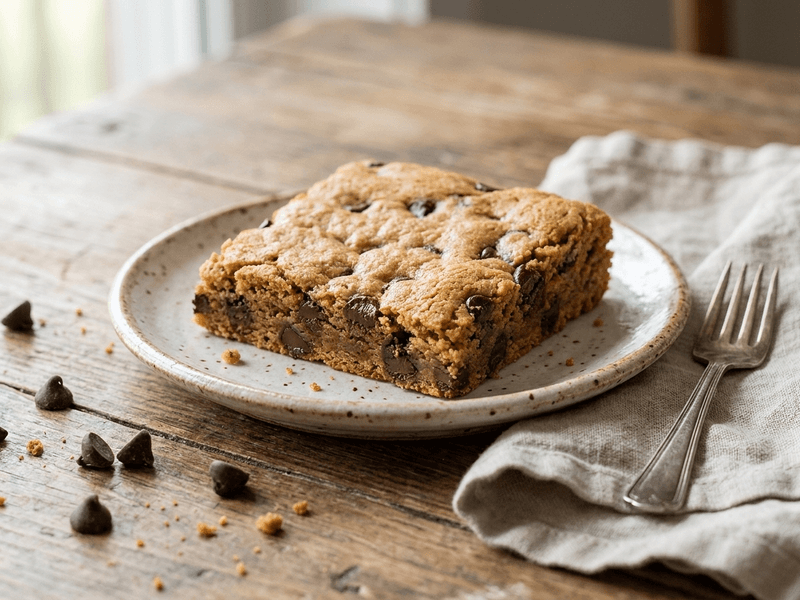 Keto Choc Chip Blondie Preptide meal