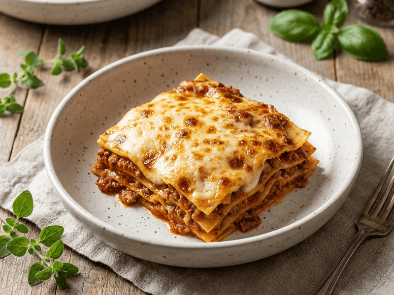 Loaded Lasagna Preptide meal