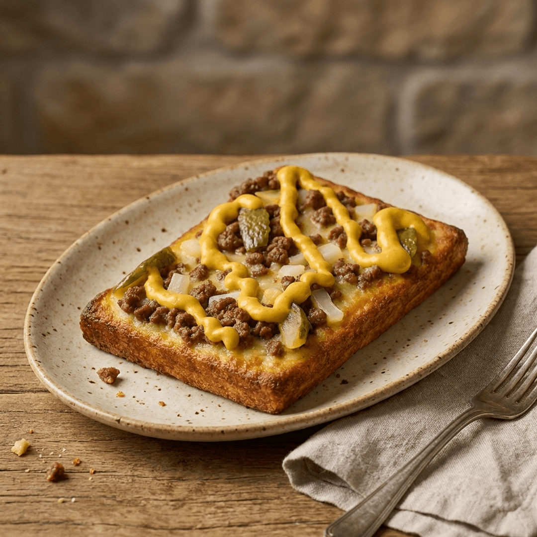 Pickle Burger Protein Pizza Preptide meal