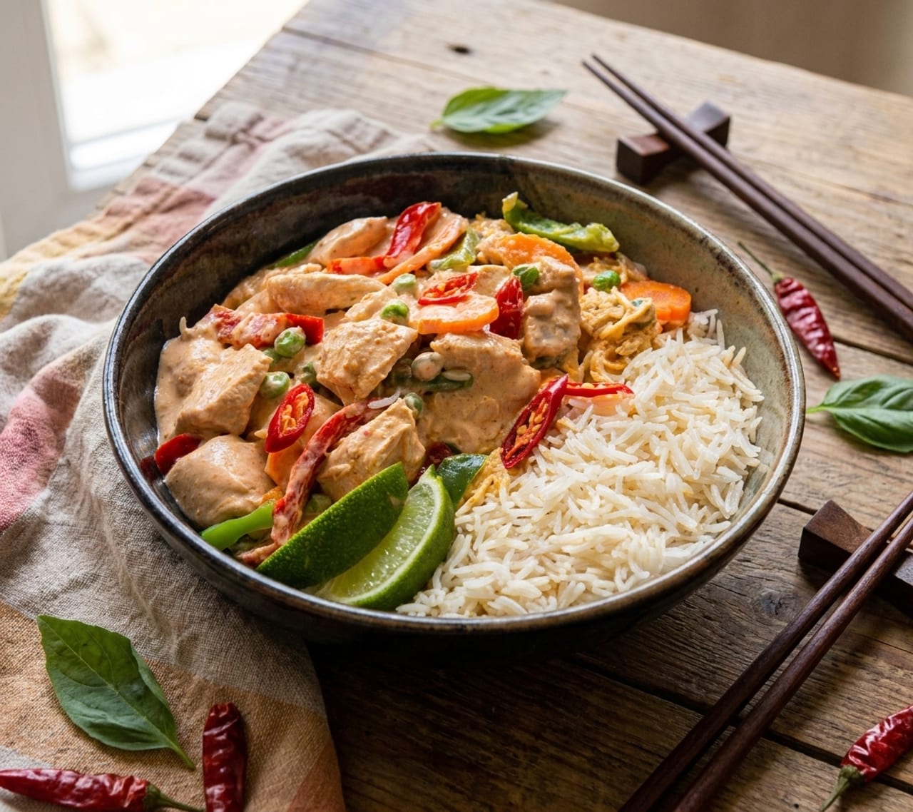 Thai Red Chicken Curry Preptide meal