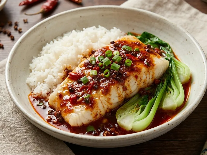 Sichuan Fish & Basmati Rice Preptide meal