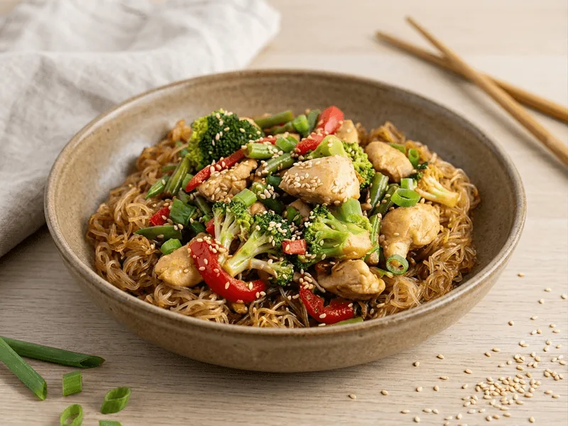 Teriyaki Chicken with Konjac noodles